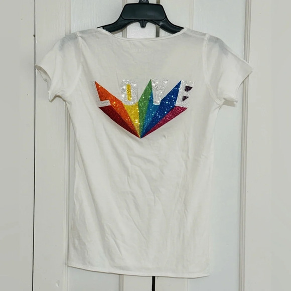 Zadig & Voltaire Tunisien McLove Rainbow T-shirt - Picture 8 of 8